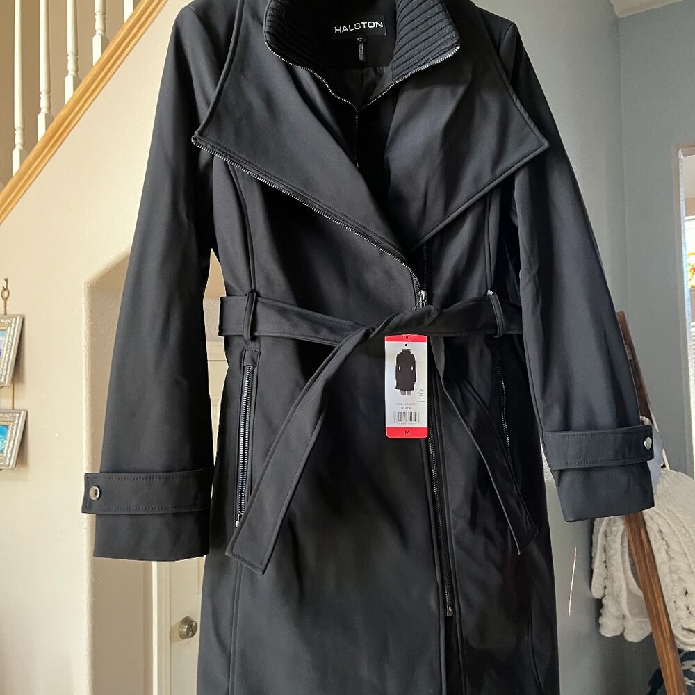 Halston coat.